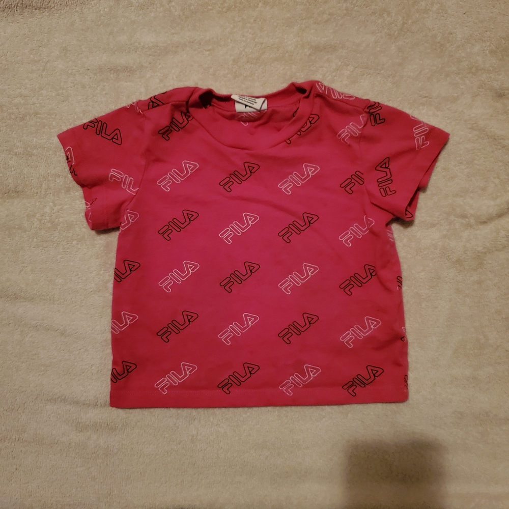 (6/$18) 4T Fila Kids Red Graphic Tee